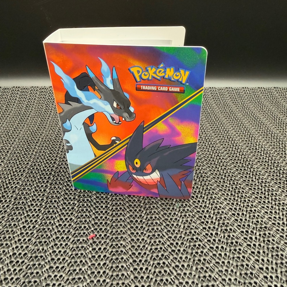 Pokemon TCG Mini Portfolio Binder Mega Charizard X Gengar Diancie Graphics
